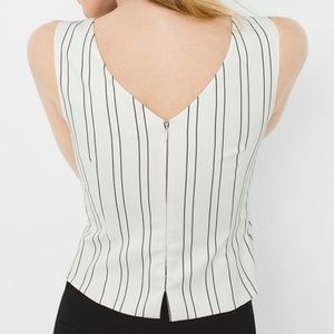 NWOT | WHBM | Stripe bodice top